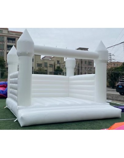 White Bounce House/ Jumping Castle 4