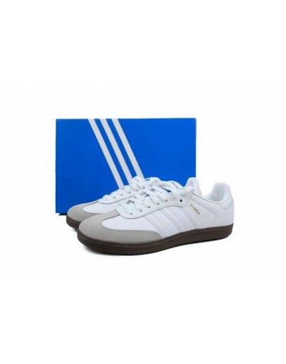 White Adidas Sambas