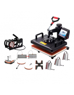 10 in 1  Combo Heat Press Machine / Sublimation Machine for Mugs /Cups/ Plate / T-shirts 