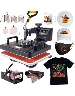 8 in 1 Digital Combo Heat Press Machine Multifunctional Sublimation Machine