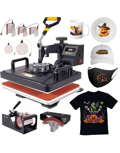 8 in 1 Digital Combo Heat Press Machine Multifunctional Sublimation Machine