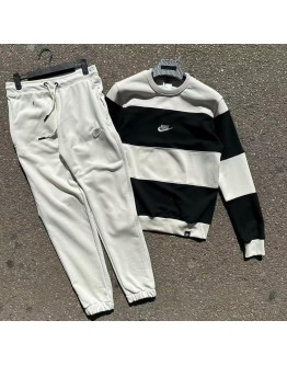 Nike Sweater and Sweatpants (Black and White)