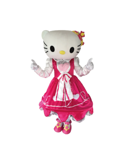 Hello Kitty Fancy Dress Mascot/ Costume 