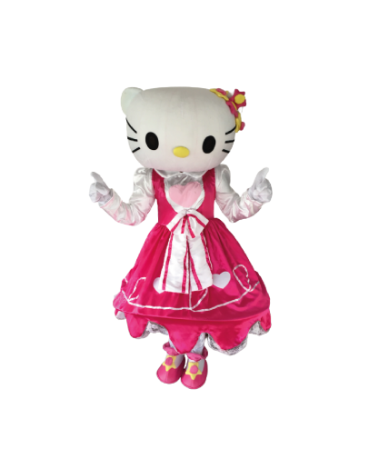 Hello Kitty Fancy Dress Mascot/ Costume 
